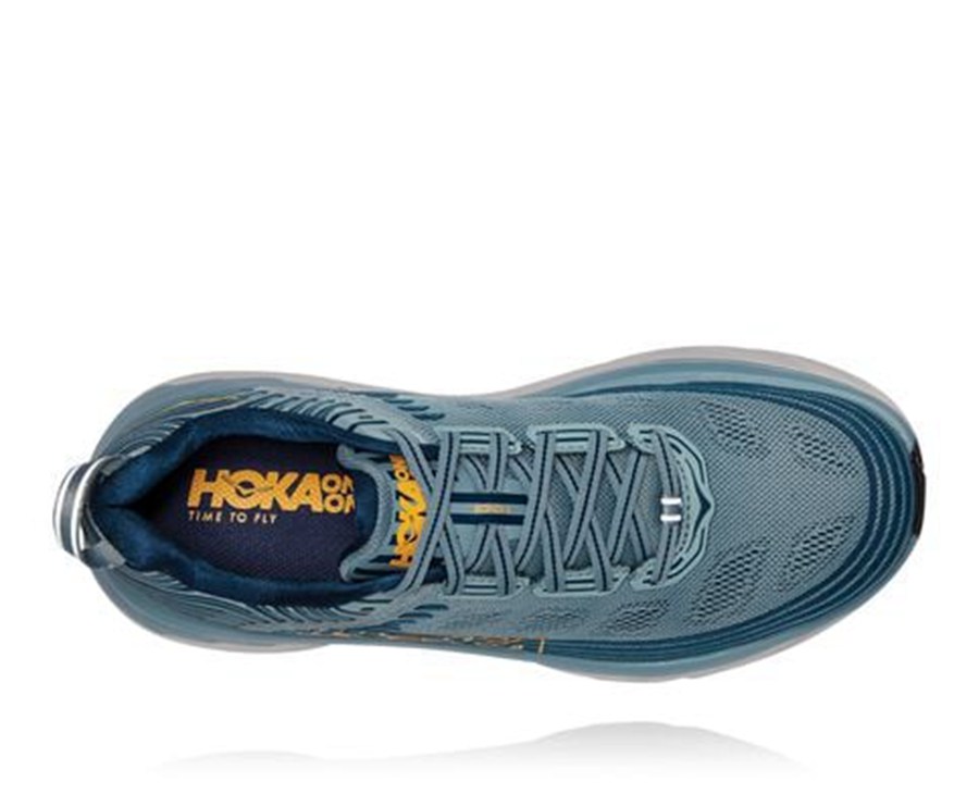 Tenis Hoka One One Masculino Azuis - Bondi 6 - 524-JNILQO